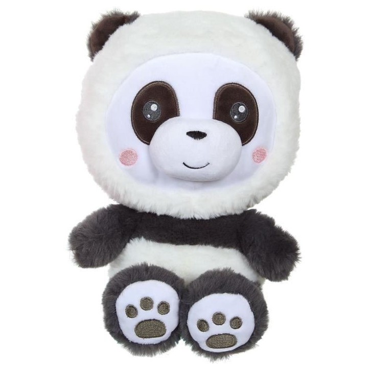 Peluche Panda Hoody Pets - GIPSY TOYS - 24 cm Peluche Panda Hoody Pets - GIPSY TOYS - 24 cm