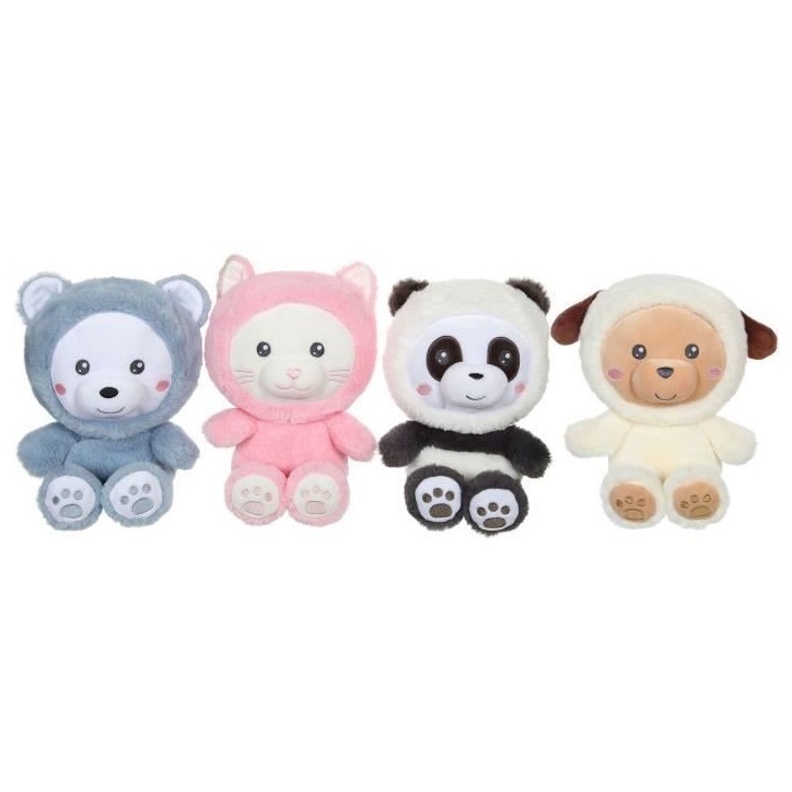 Peluche Ours Hoody Pets - GIPSY TOYS - Bleu, 24 cm Peluche Ours Hoody Pets - GIPSY TOYS - Bleu, 24 cm