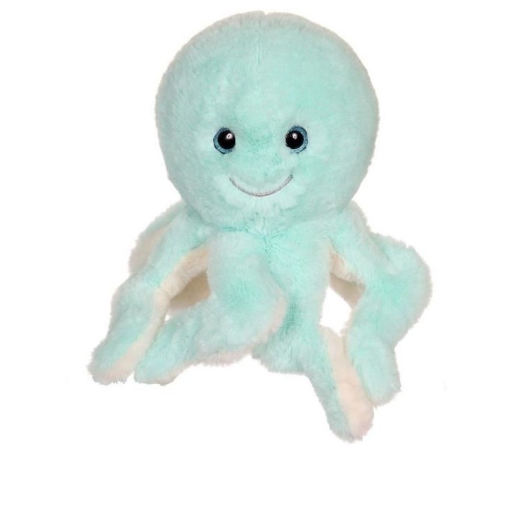 Peluche Pieuvre - GIPSY TOYS - Bleu, 32 cm