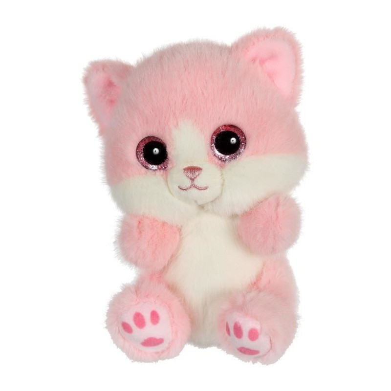 Peluche - GIPSY TOYS - Chat CUTYDOOS 13 CM - Rose poudré - PINKY Peluche - GIPSY TOYS - Chat CUTYDOOS 13 CM - Rose poudré - PINKY