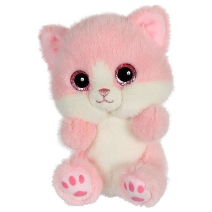 Peluche - GIPSY TOYS - Chat CUTYDOOS 13 CM - Rose poudré - PINKY Peluche - GIPSY TOYS - Chat CUTYDOOS 13 CM - Rose poudré - PINKY