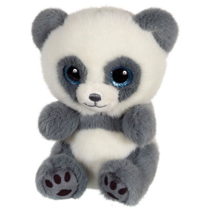 Peluche - GIPSY TOYS - Panda CUTYDOOS 13 CM - Gris - PING Peluche - GIPSY TOYS - Panda CUTYDOOS 13 CM - Gris - PING