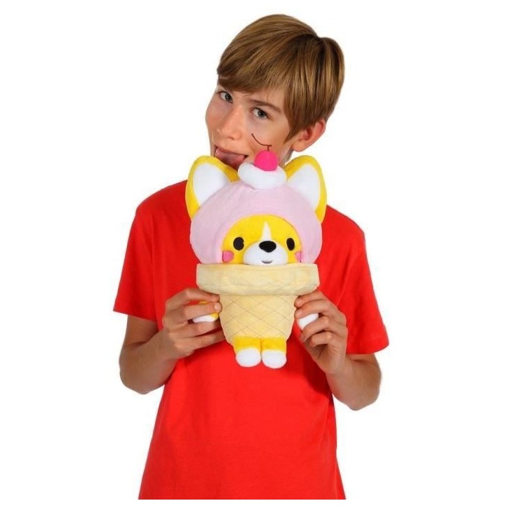 Peluche Little Corgi Cuties - GIPSY TOYS - 30 cm - Glace Peluche Little Corgi Cuties - GIPSY TOYS - 30 cm - Glace