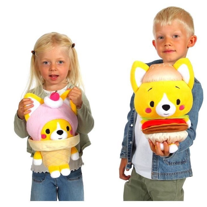 Peluche Little Corgi Cuties - GIPSY TOYS - 30 cm - Glace Peluche Little Corgi Cuties - GIPSY TOYS - 30 cm - Glace