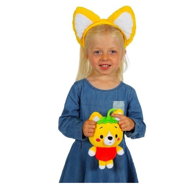 Peluche Little Corgi Cuties - GIPSY TOYS - 20 cm - Fraise