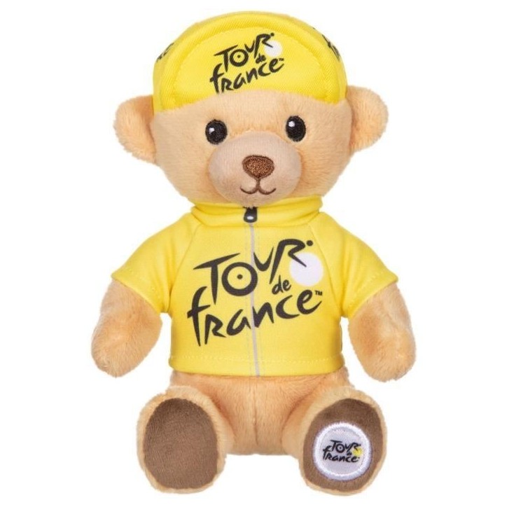 Peluche - GIPSY TOYS - Tour De France - OURS MAILLOT JAUNE 15 CM Peluche - GIPSY TOYS - Tour De France - OURS MAILLOT JAUNE 15 CM