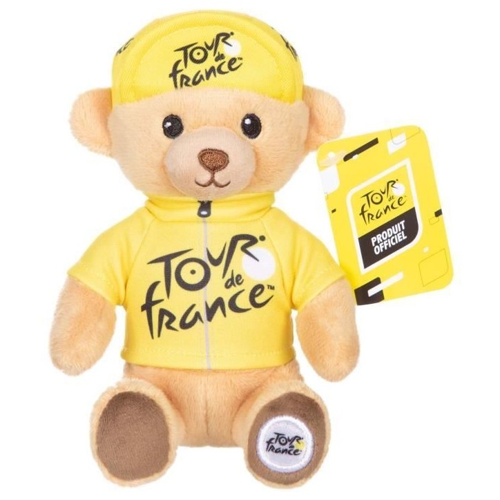 Peluche - GIPSY TOYS - Tour De France - OURS MAILLOT JAUNE 15 CM Peluche - GIPSY TOYS - Tour De France - OURS MAILLOT JAUNE 15 CM