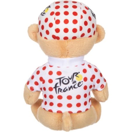 Peluche - GIPSY TOYS - Tour De France - OURS MAILLOT A POIS 15 CM