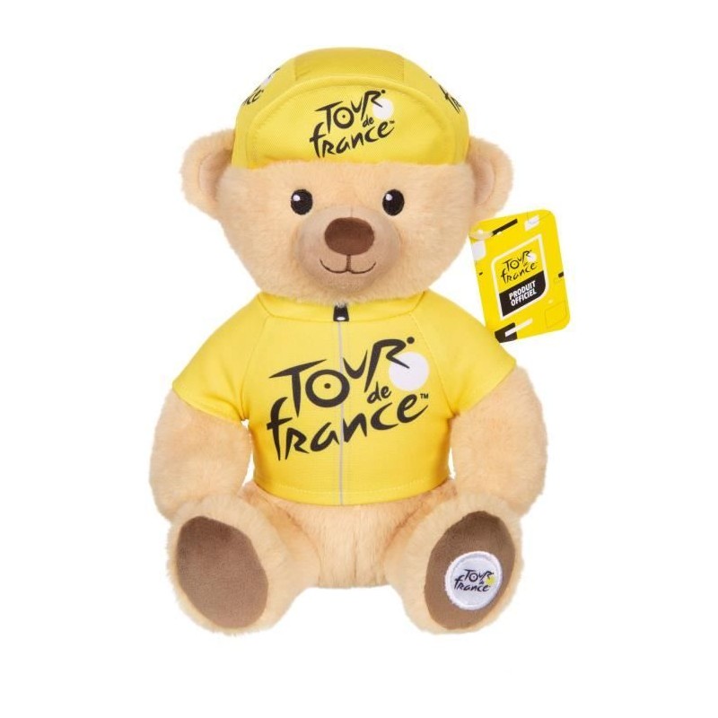 Peluche - GIPSY TOYS - Tour De France - OURS MAILLOT JAUNE 24 CM Peluche - GIPSY TOYS - Tour De France - OURS MAILLOT JAUNE 24 CM
