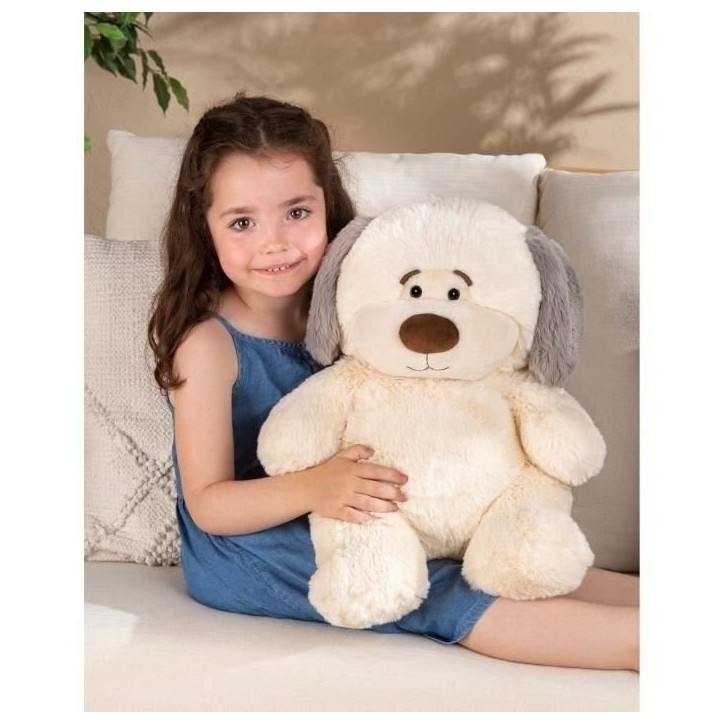Peluche chien Chubby Dog - GIPSY TOYS - 40 cm Beige Peluche chien Chubby Dog - GIPSY TOYS - 40 cm Beige