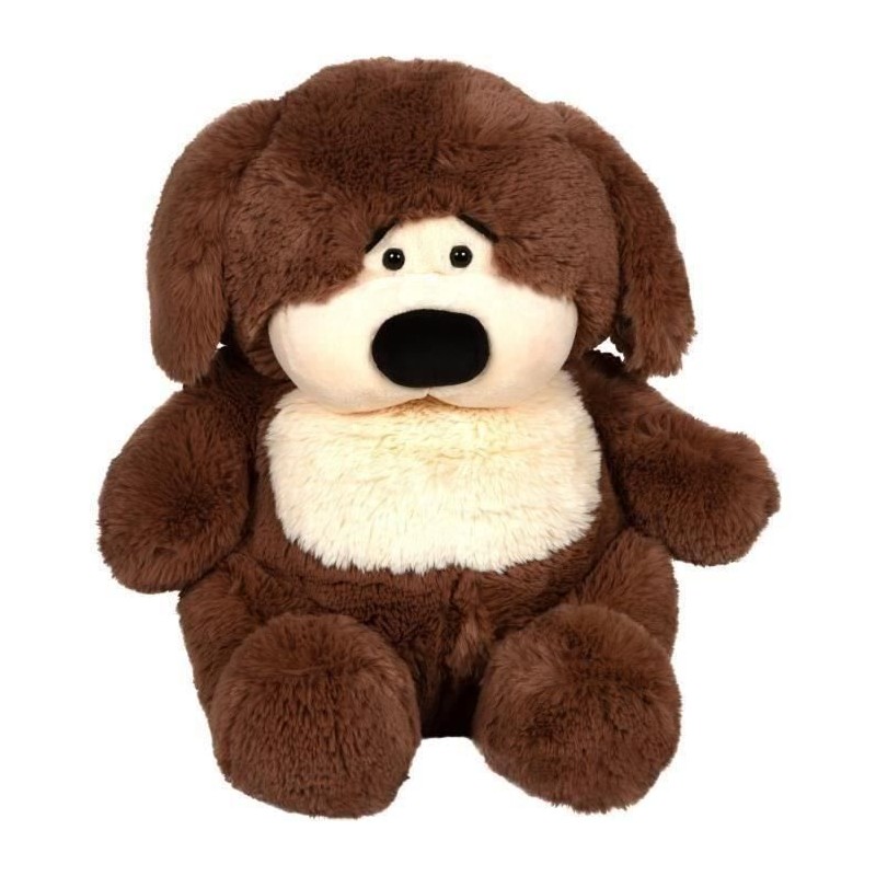 Peluche chien Chubby Dog - GIPSY TOYS - 40 cm Marron Peluche chien Chubby Dog - GIPSY TOYS - 40 cm Marron