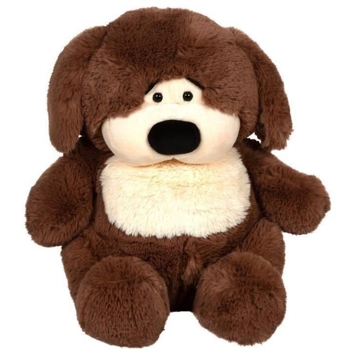 Peluche chien Chubby Dog - GIPSY TOYS - 40 cm Marron Peluche chien Chubby Dog - GIPSY TOYS - 40 cm Marron
