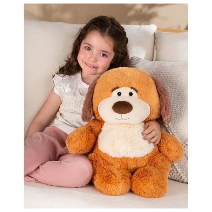 Peluche chien Chubby Dog - GIPSY TOYS - 40 cm Caramel Peluche chien Chubby Dog - GIPSY TOYS - 40 cm Caramel