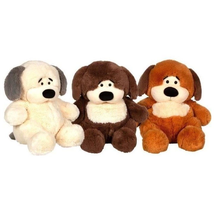 Peluche chien Chubby Dog - GIPSY TOYS - 40 cm Caramel Peluche chien Chubby Dog - GIPSY TOYS - 40 cm Caramel
