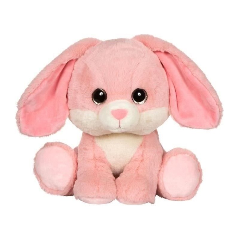 Peluche Puppy Eyes Pets - GIPSY TOYS - Lapin rose - 40 CM Peluche Puppy Eyes Pets - GIPSY TOYS - Lapin rose - 40 CM