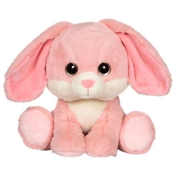 Peluche Puppy Eyes Pets - GIPSY TOYS - Lapin rose - 40 CM Peluche Puppy Eyes Pets - GIPSY TOYS - Lapin rose - 40 CM