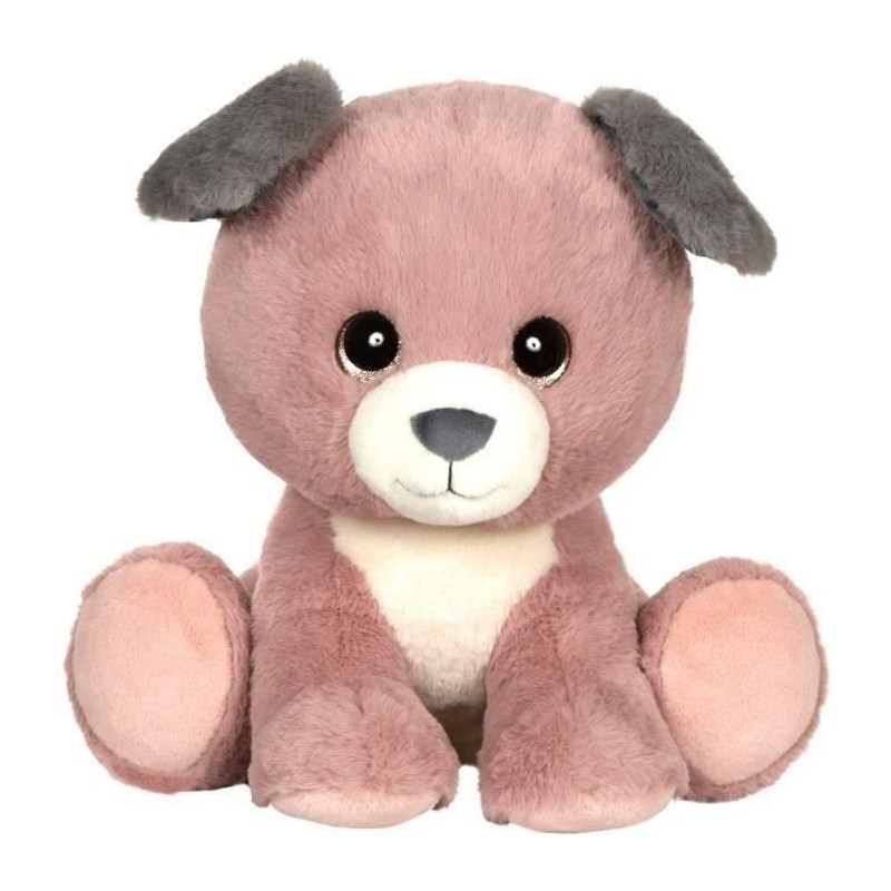 Peluche Puppy Eyes Pets - GIPSY TOYS - Chien rose et gris - 40 CM Peluche Puppy Eyes Pets - GIPSY TOYS - Chien rose et gris - 40 CM