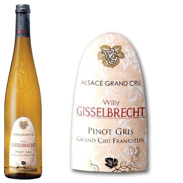Gisselbrecht 2020 Pinot Gris Grand Cru Frankstein - Vin blanc d'Alsace
