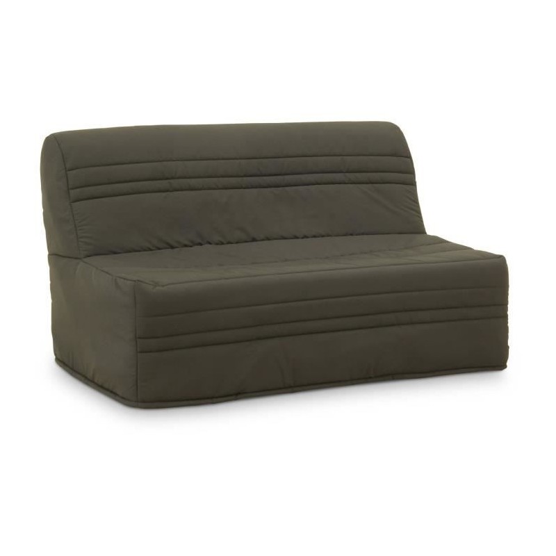 Banquette BZ Joe - Tissu gris anthracite - 3 places - L 143 x P 97 cm