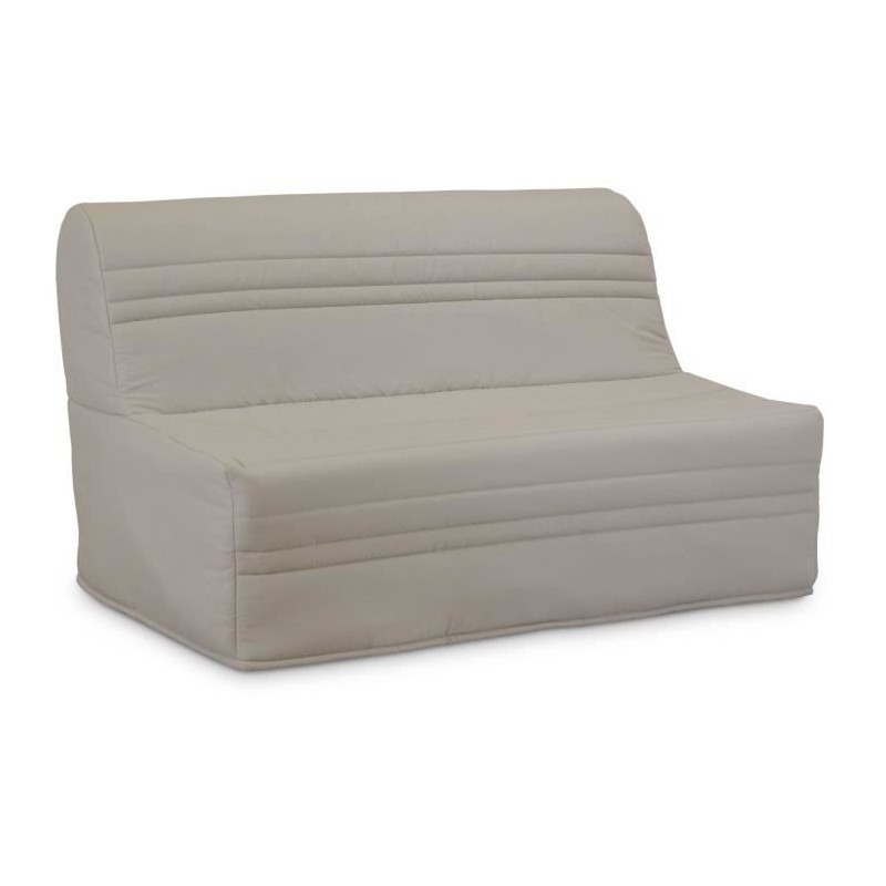Banquette BZ Joe - Tissu beige - 3 places - L 143 x P 97 cm - Couchage Banquette BZ Joe - Tissu beige - 3 places - L 143 x P 97 cm - Couchage