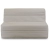 Banquette BZ Joe - Tissu beige - 3 places - L 143 x P 97 cm - Couchage