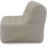 Banquette BZ Joe - Tissu beige - 3 places - L 143 x P 97 cm - Couchage