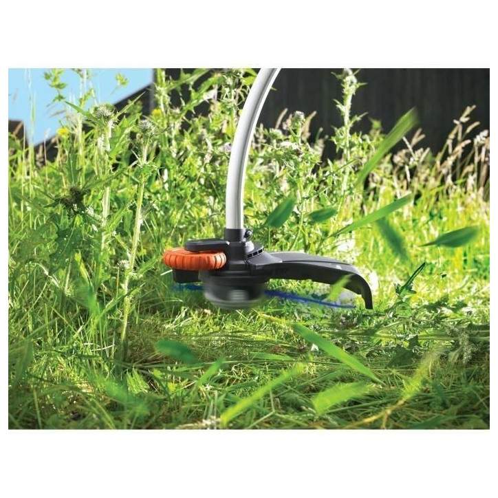 Coupe-bordure électrique BLACK+DECKER - GL8033-QS - 800W - 33 cm - Filaire - tete pivotante - tube télescopique Coupe-bordure électrique BLACK+DECKER - GL8033-QS - 800W - 33 cm - Filaire - tete pivotante - tube télescopique