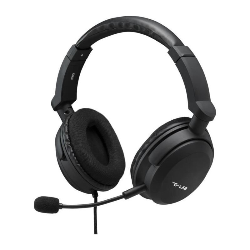 Casque Gamer Filaire - The G-Lab - KORP CARBON - Microphone Détachabl Casque Gamer Filaire - The G-Lab - KORP CARBON - Microphone Détachabl