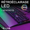 Clavier Gamer - The G-Lab - KEYZ CARBON E - Mécanique (Switch Bleu) -