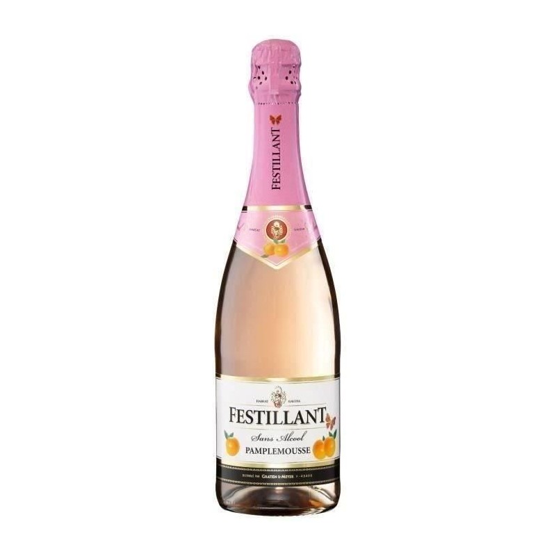 Festillant Pamplemousse - Bulles sans alcool - 75 cl