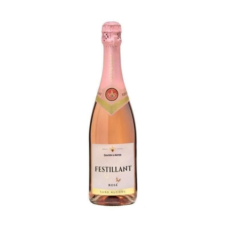 Festillant Rosé - Bulles sans alcool - 75 cl Festillant Rosé - Bulles sans alcool - 75 cl