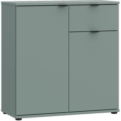Petit meuble de rangement - Buffet - GANYMEDE - 2 portes - 1 tiroir -