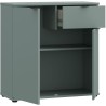 Petit meuble de rangement - Buffet - GANYMEDE - 2 portes - 1 tiroir -