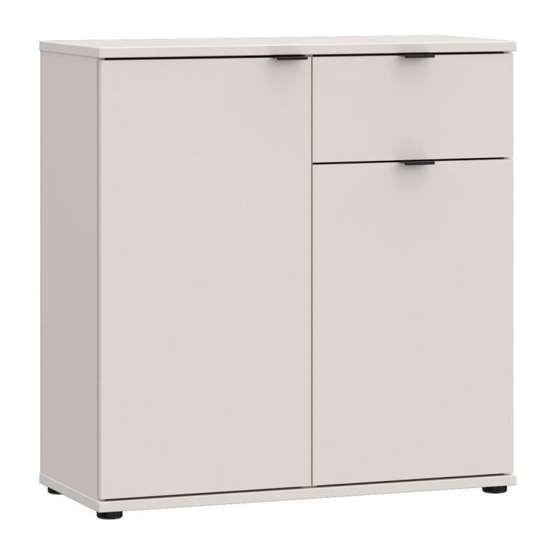 Petit meuble de rangement- buffet - GANYMEDE - 2 portes - 1 tiroir - S Petit meuble de rangement- buffet - GANYMEDE - 2 portes - 1 tiroir - S