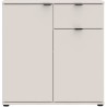 Petit meuble de rangement- buffet - GANYMEDE - 2 portes - 1 tiroir - S