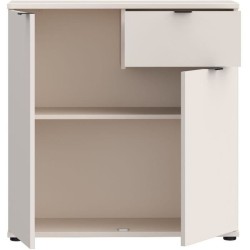 Petit meuble de rangement- buffet - GANYMEDE - 2 portes - 1 tiroir - S