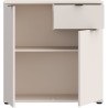 Petit meuble de rangement- buffet - GANYMEDE - 2 portes - 1 tiroir - S