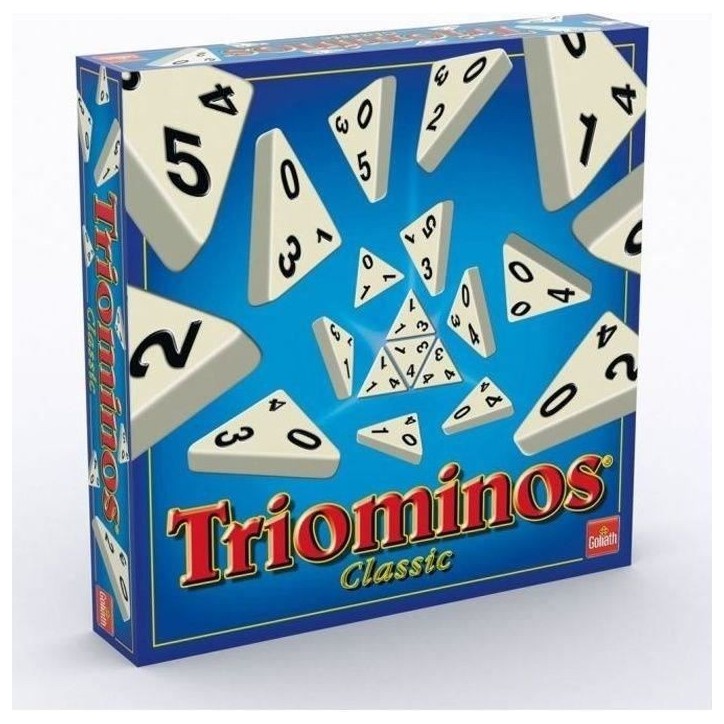 Dominos - GOLIATH - Triominos Classic - 56 pieces - a partir de 6 ans Dominos - GOLIATH - Triominos Classic - 56 pieces - a partir de 6 ans