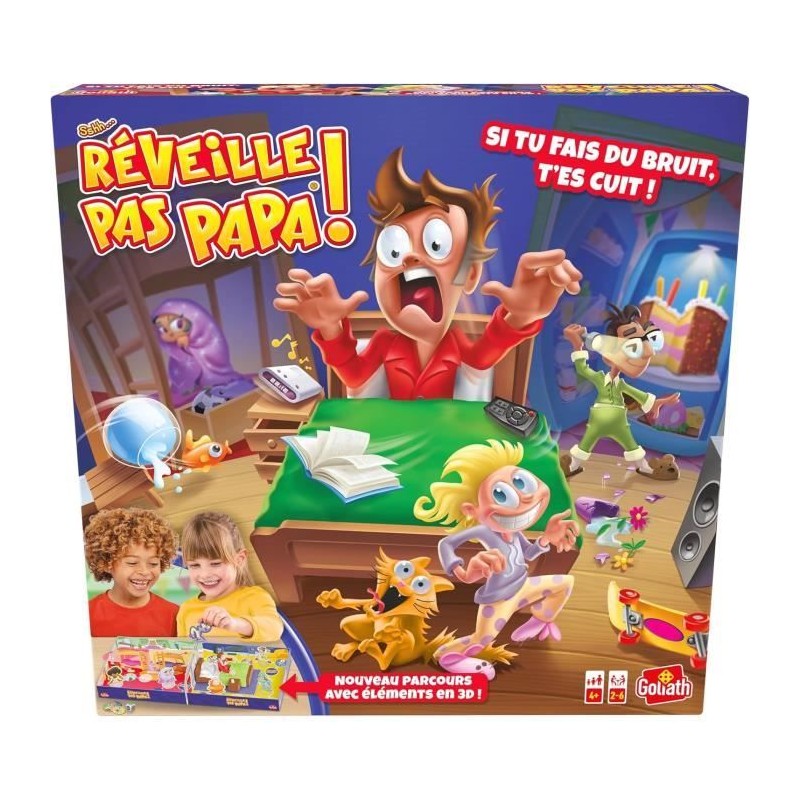 Goliath - Réveille Pas Papa - Jeu d'enfants Goliath - Réveille Pas Papa - Jeu d'enfants