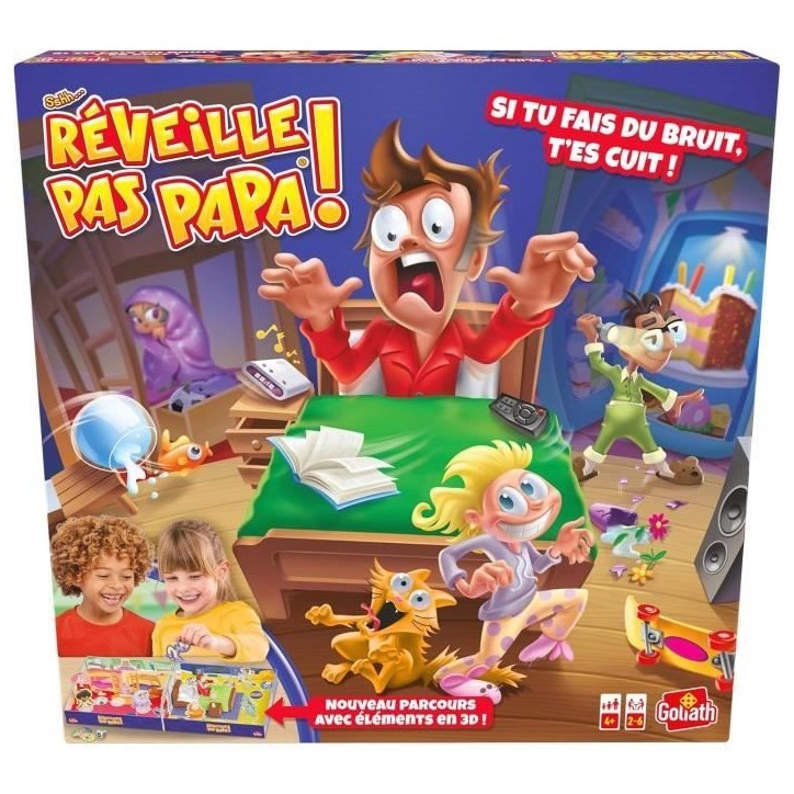 Goliath - Réveille Pas Papa - Jeu d'enfants Goliath - Réveille Pas Papa - Jeu d'enfants