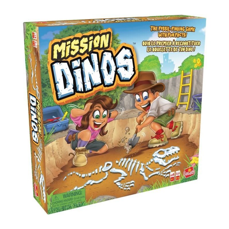 Mission Dinos, Jeu de société enfants, Jeu de plateau ludo-éducatif Mission Dinos, Jeu de société enfants, Jeu de plateau ludo-éducatif