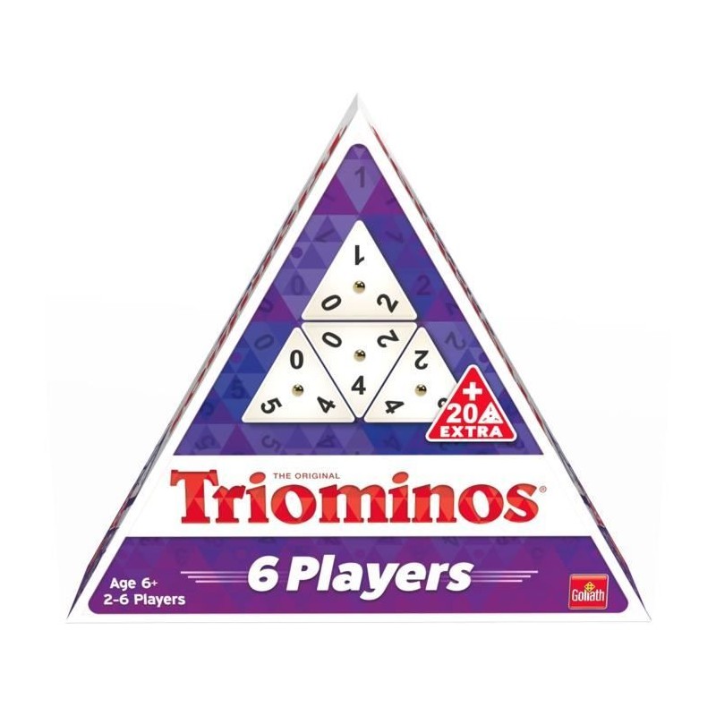 Goliath - Triominos 6 joueurs (Excel 2,0) - Jeu de famille Goliath - Triominos 6 joueurs (Excel 2,0) - Jeu de famille