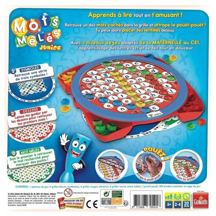 Goliath - Mots Melés Junior - Jeu d'enfants
