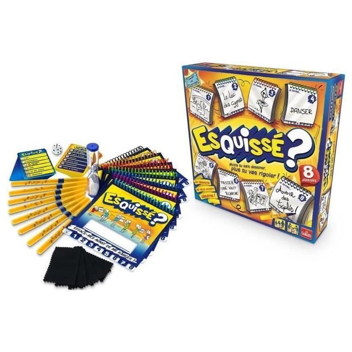 Jeu d'ambiance Esquissé 8 joueurs de Goliath