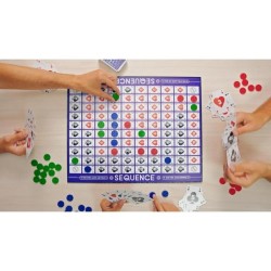 SEQUENCE Jeu de stratégie Goliath - Classique des USA - 2 lignes de 5