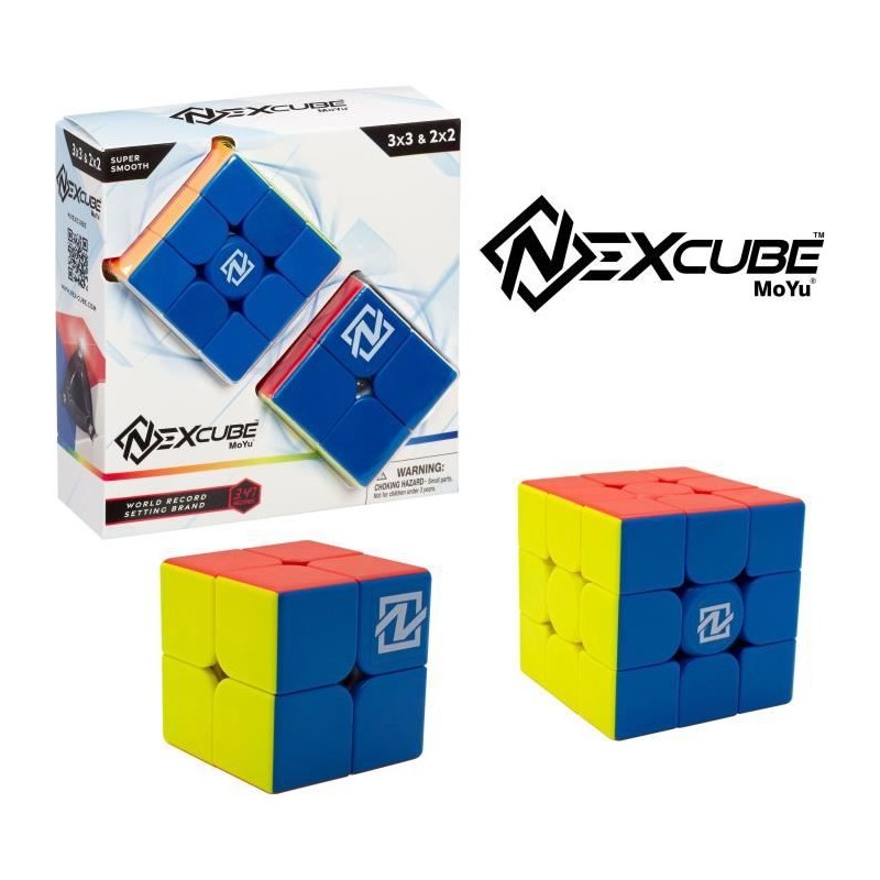Puzzle Cube Nexcube 3x3 + 2x2 Classic - MoYu - Multicolore - Extérieu Puzzle Cube Nexcube 3x3 + 2x2 Classic - MoYu - Multicolore - Extérieu