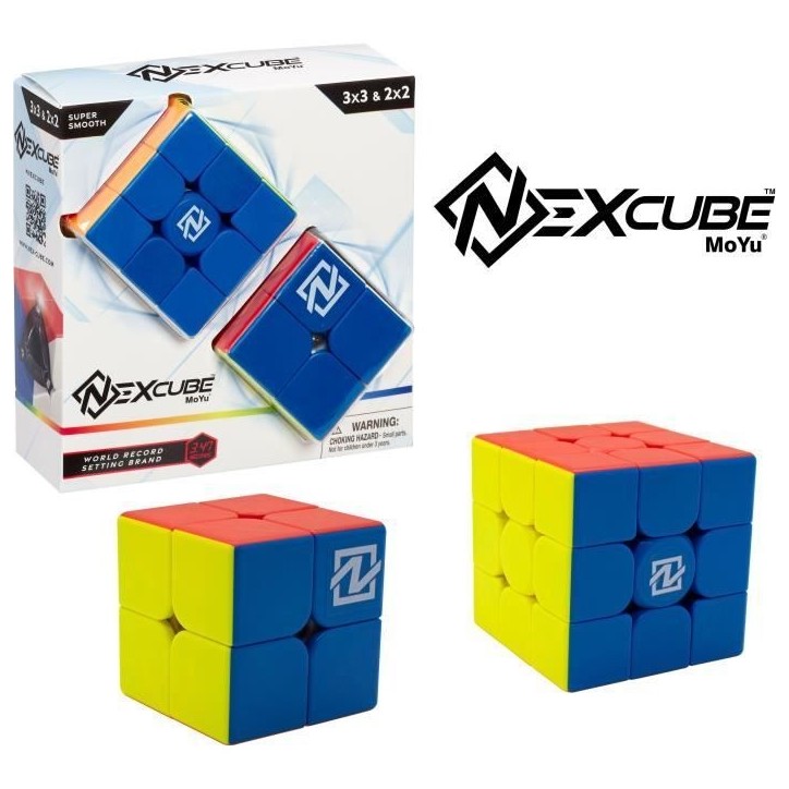 Puzzle Cube Nexcube 3x3 + 2x2 Classic - MoYu - Multicolore - Extérieur - Neuf Puzzle Cube Nexcube 3x3 + 2x2 Classic - MoYu - Multicolore - Extérieur - Neuf