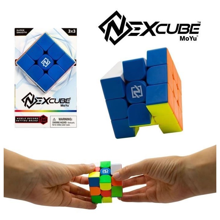 Puzzle Cube Nexcube 3x3 + 2x2 Classic - MoYu - Multicolore - Extérieur - Neuf Puzzle Cube Nexcube 3x3 + 2x2 Classic - MoYu - Multicolore - Extérieur - Neuf