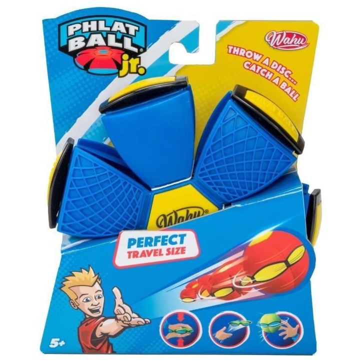 Phlat Ball Junior Blue - Jeu d'extérieur - GOLIATH - Disque qui se transforme en balle Phlat Ball Junior Blue - Jeu d'extérieur - GOLIATH - Disque qui se transforme en balle