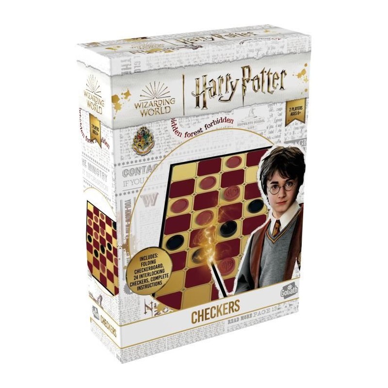 Jeu de société - GOLIATH - Checkers Harry Potter Jeu de société - GOLIATH - Checkers Harry Potter